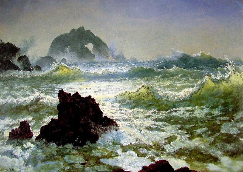 Albert Bierstadt Seal Rock, California